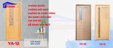 CỬA NHỰA GIẢ GỖ GIÁ RẺ CHẤT LƯỢNG VƯỢT THỜI GIAN